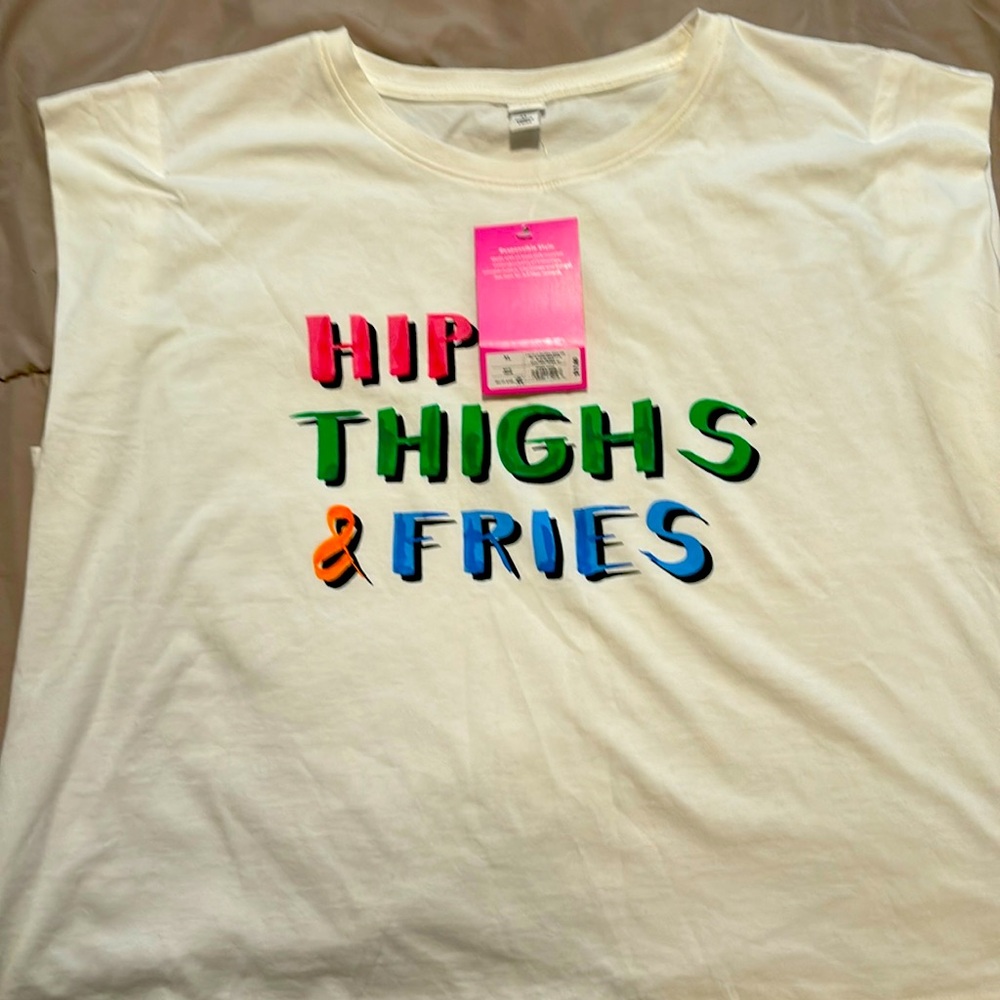 NWT crop muscle shirt from the Tabitha Brown Collection